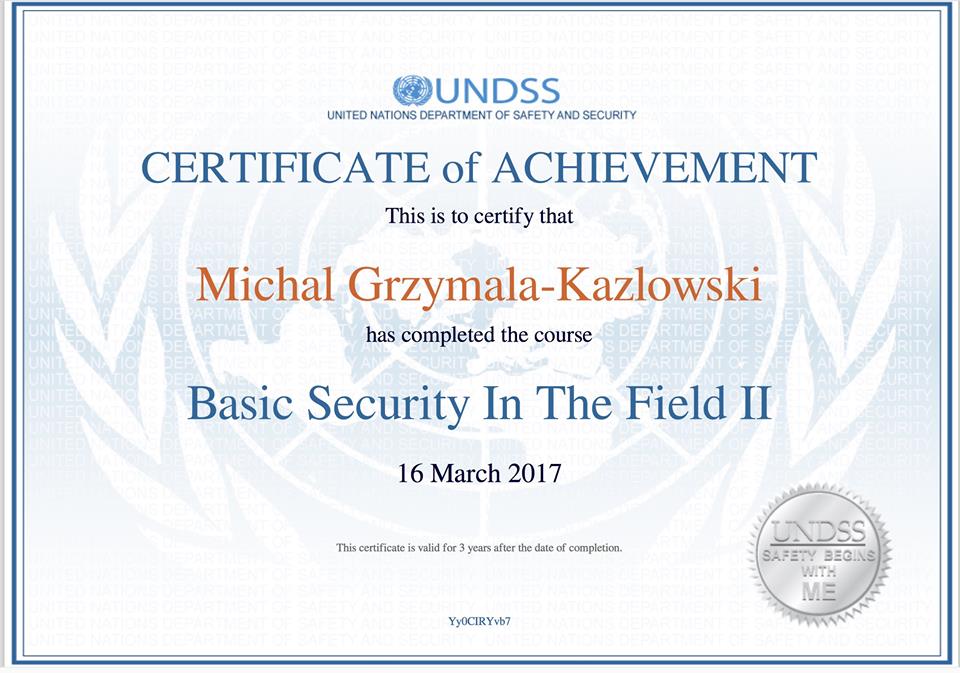 ekspertem ONZ oraz IAEA